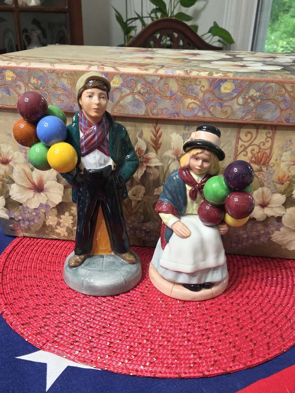Vintage Royal Doulton Ballon Boy and Balloon Girl